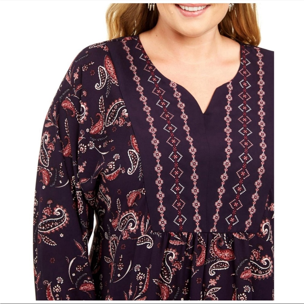 STYLE & CO • Paisley Print Top